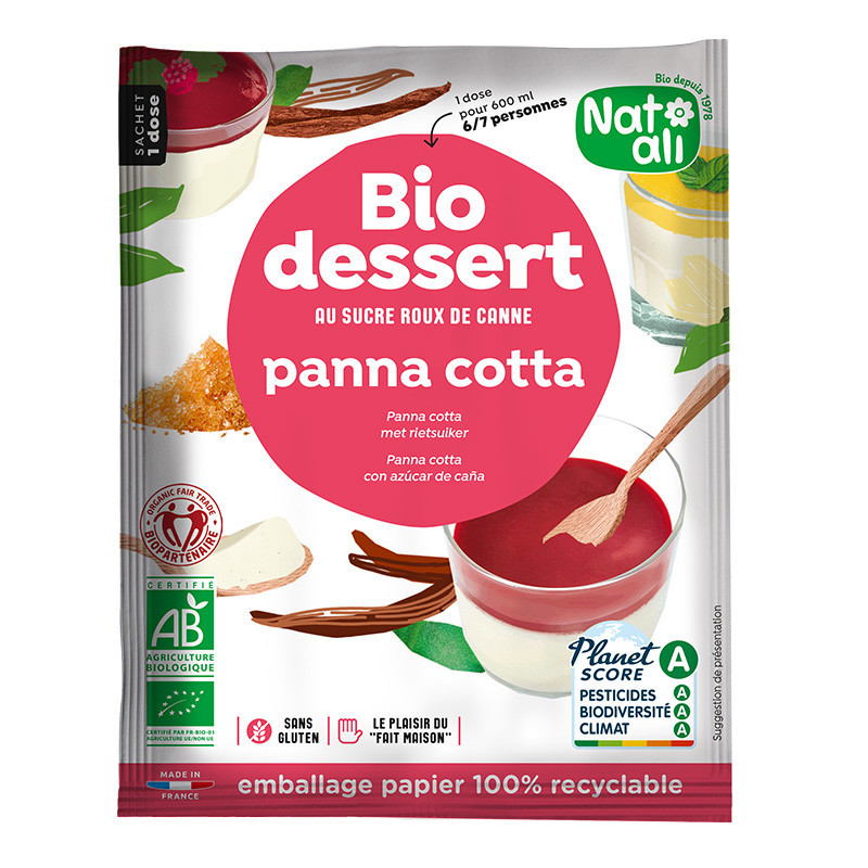 Panna cotta 45g (6 personnes)