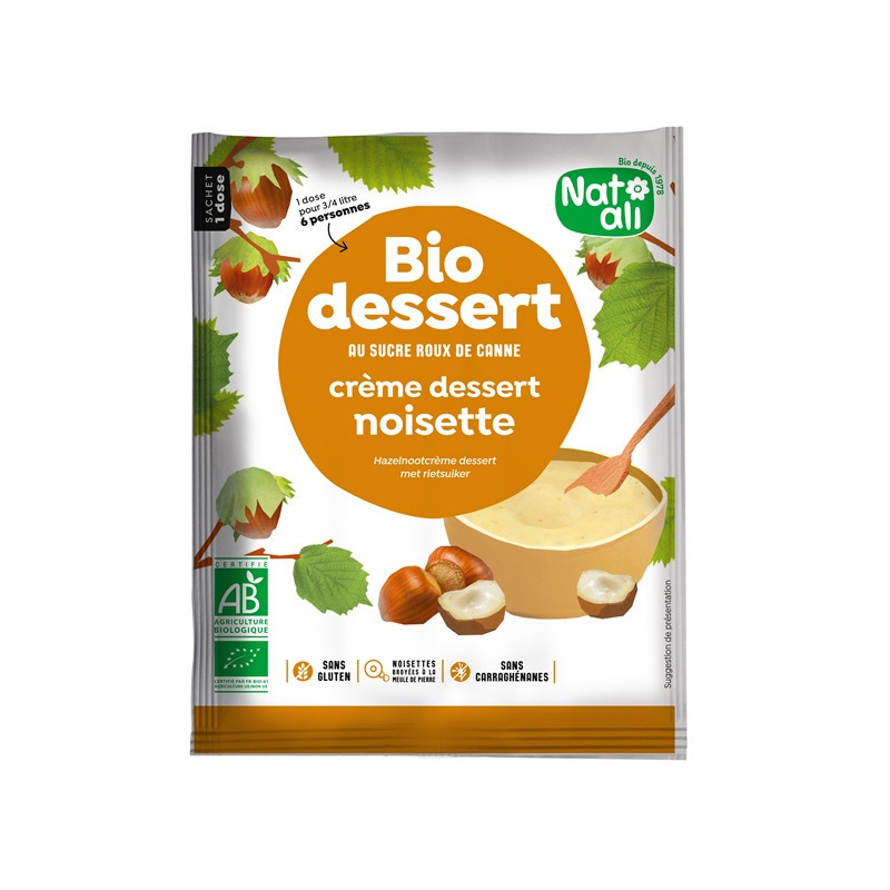 Crème noisette 60g (6 personnes)