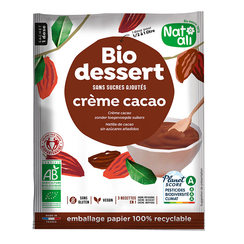 Biocrème café sachet de 45g 1/2l