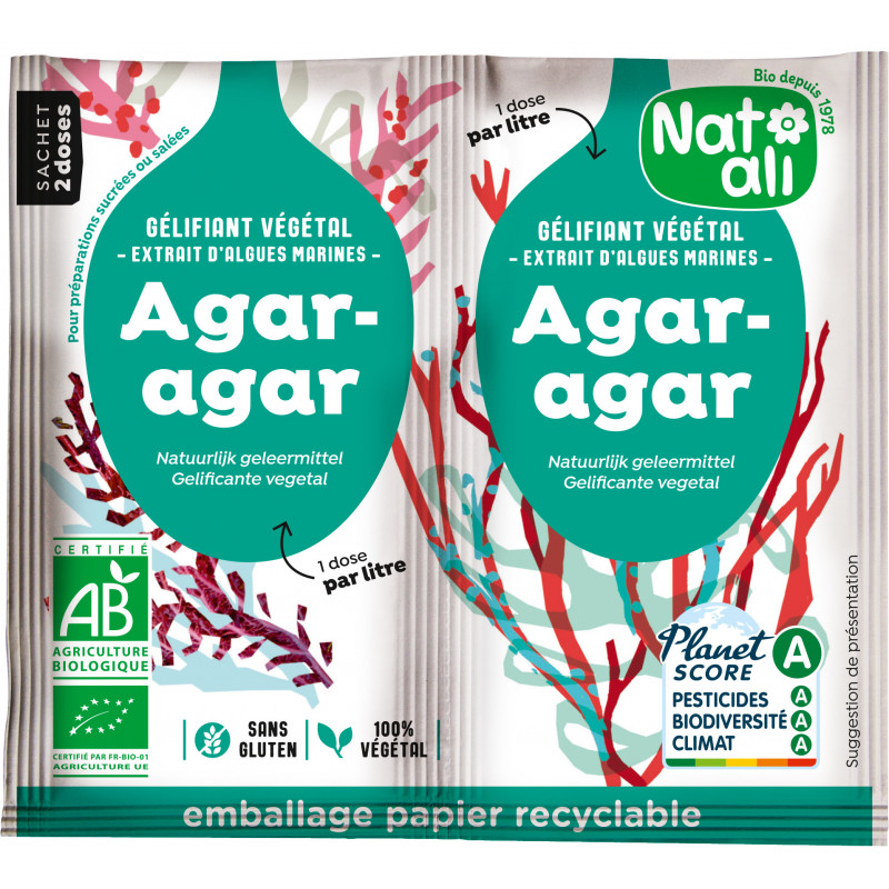 Agar-agar sachet 2x4g