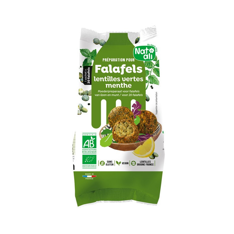 Mix falafel lentille-menthe sans gluten 150g