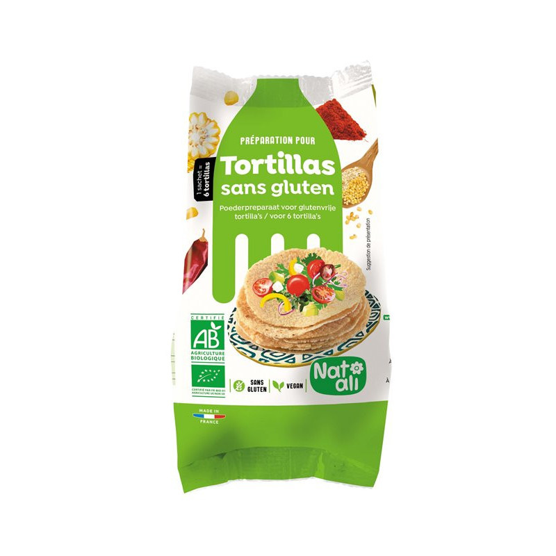Préparation tortilla maïs sans gluten 200g