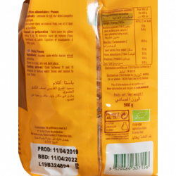 Pâte penne 1/2 complète 500g