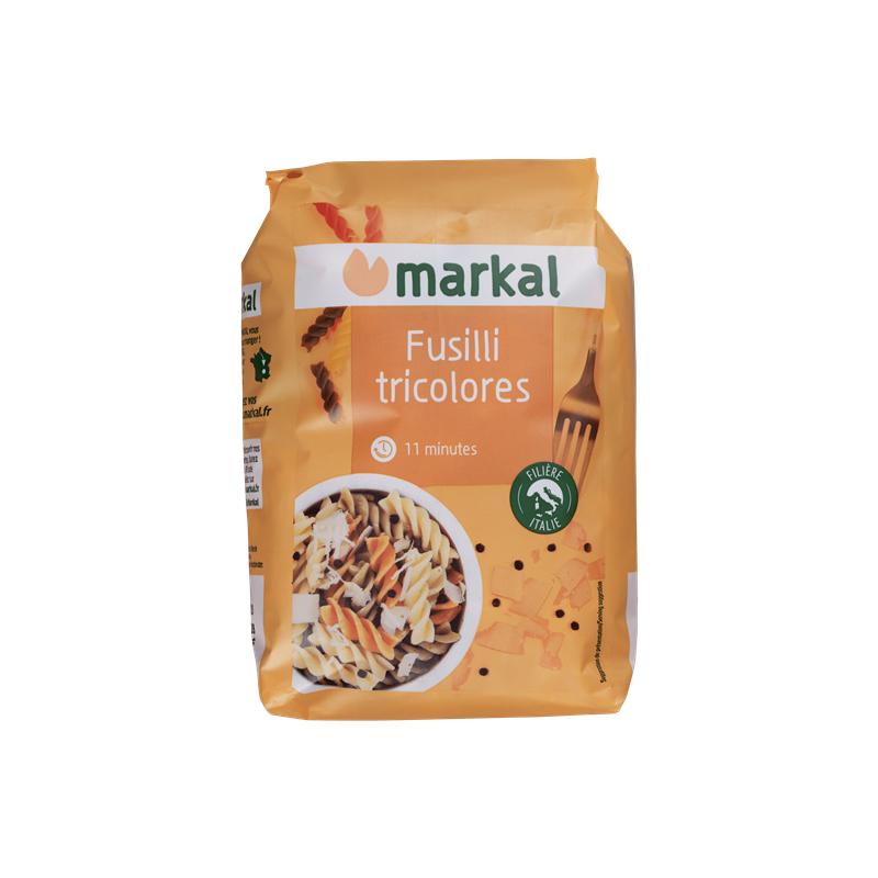 Pâte spirale 3 couleurs 500g