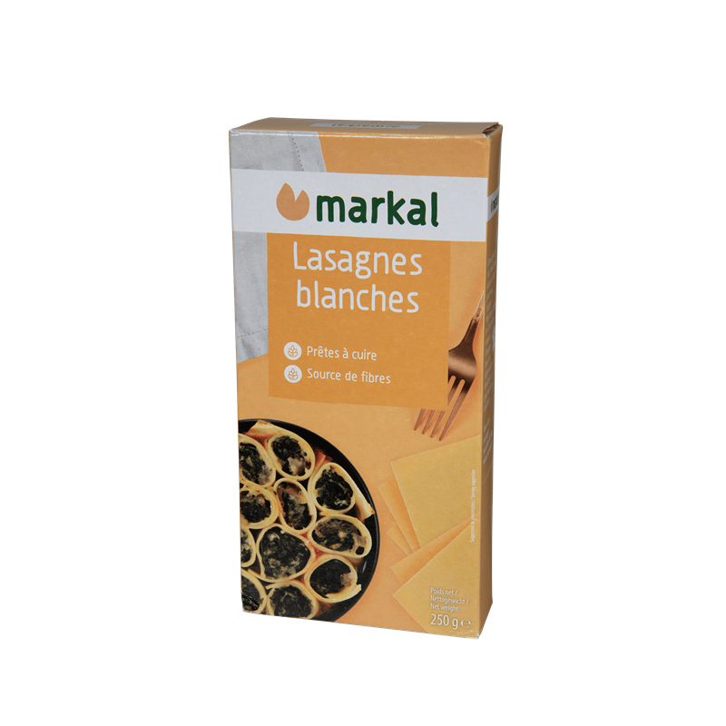 Pâte lasagne blanche 250g