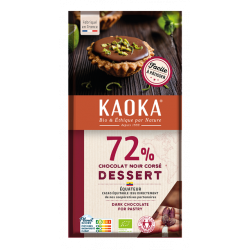 Chocolat noir dessert corsé...
