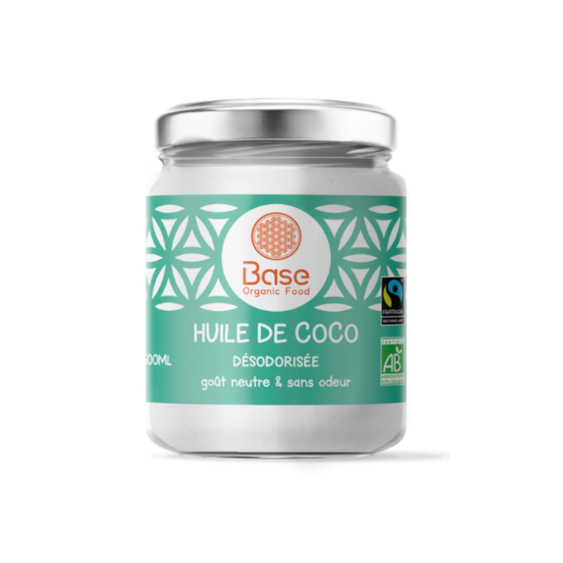 Huile de coco désodorisée 500ml