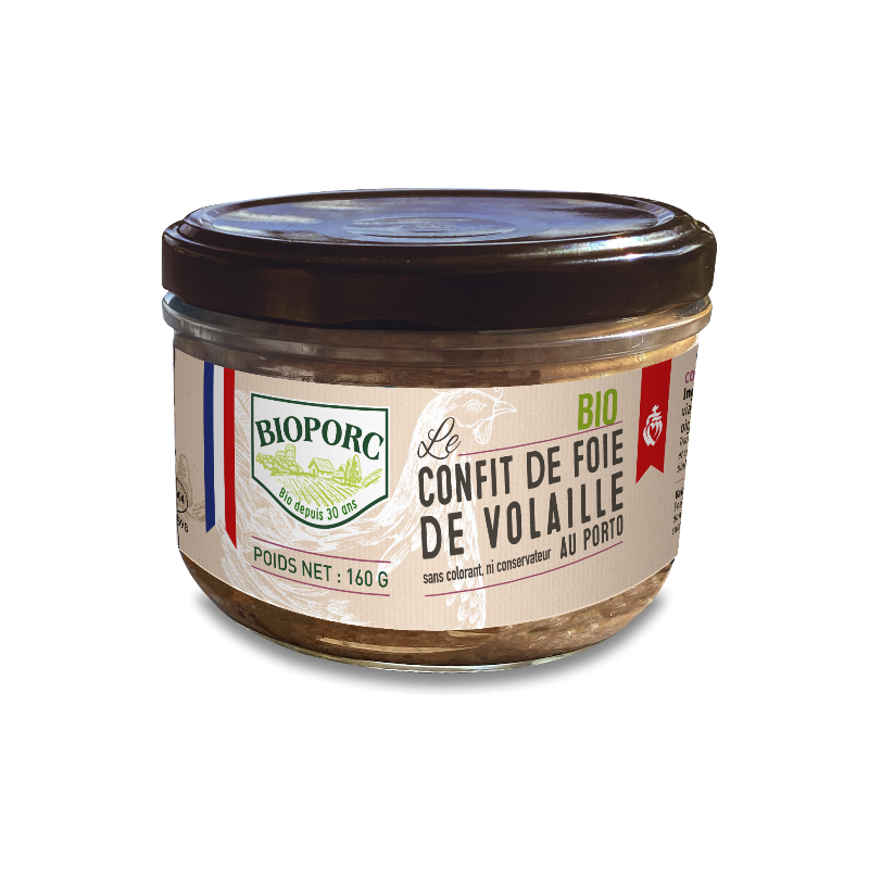 Confit de foie de volaille au porto 160g