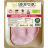 Jambon supérieur découénné-dégraissé, conservation sans nitrite, x2 80g