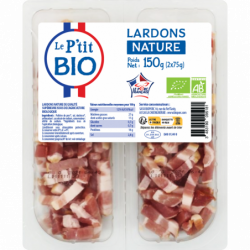 Lardons nature 2x75g