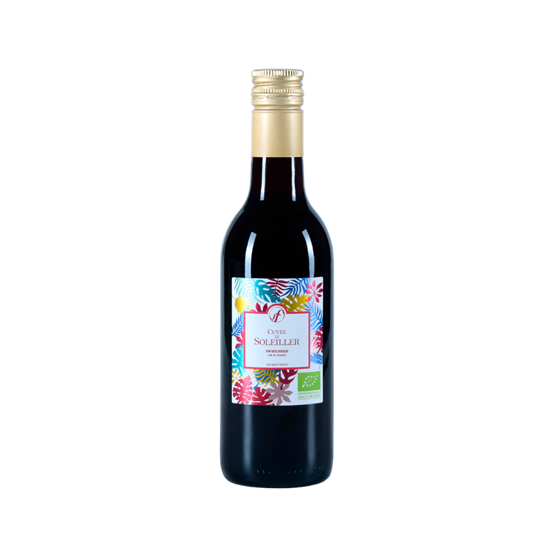 Vin rouge Vin de France 25cl, bouchon à vis, Le Soleiller