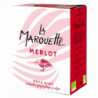 Vin rouge IGP Pays d'OC La Marouette  Merlot bib 3L