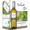 Vin blanc IGP Pays d'OC La Marouette Chardonnay bib 3L