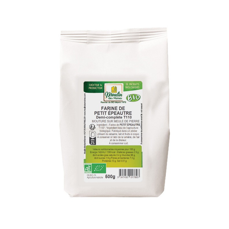 Farine de petit épeautre 1/2 complète T110 500g