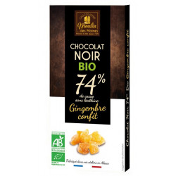 Chocolat noir au gingembre...