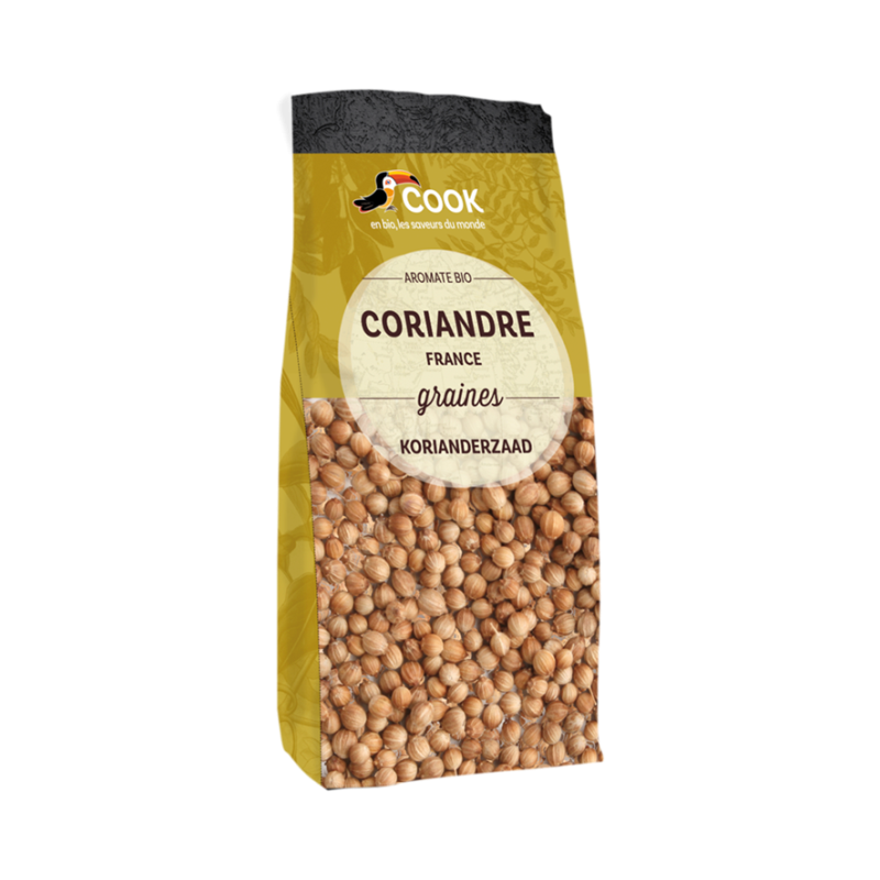 Coriandre en graines, sachet coussin 500g