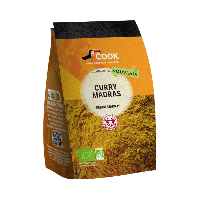 Epice curry Madras - éco recharge 35g