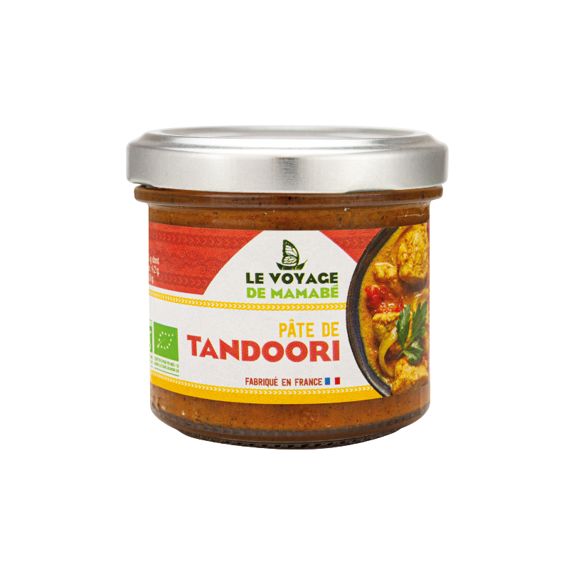 Pâte pour tandoori, curry rouge doux indien 105g