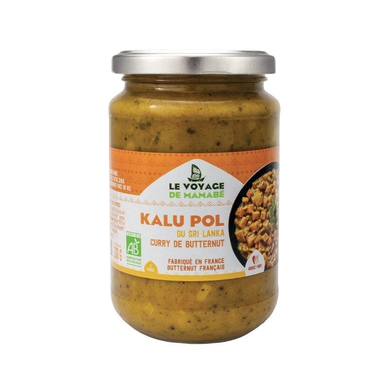 Kalu pol, butternut cuisinée au lait de coco et aux épices 330g