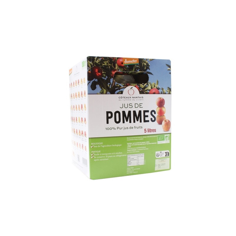 Jus de pomme Demeter bib 5L