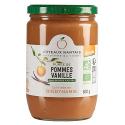 Purée pomme-vanille Demeter...