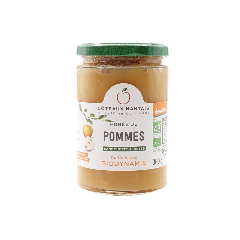Purée pomme Demeter 360g