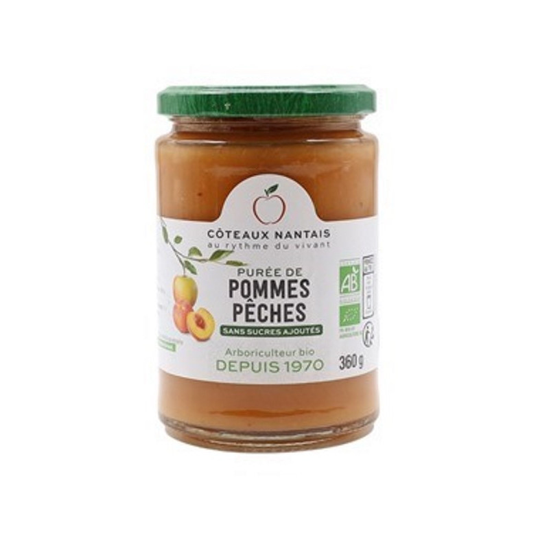 Purée pomme-pêche 360g
