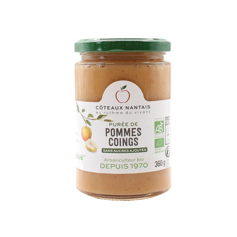 Purée pomme coing 360g