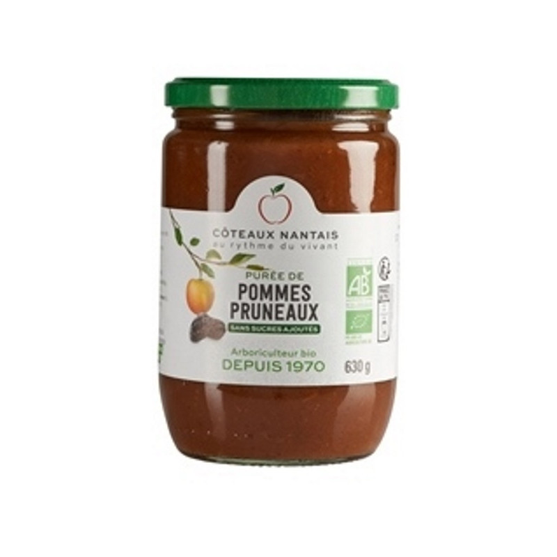 Purée pommes pruneaux 630g