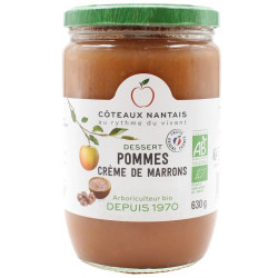 Dessert pommes crème de...