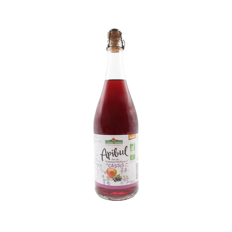 Apibul, jus de pommes cassis pétillant Demeter 75cl