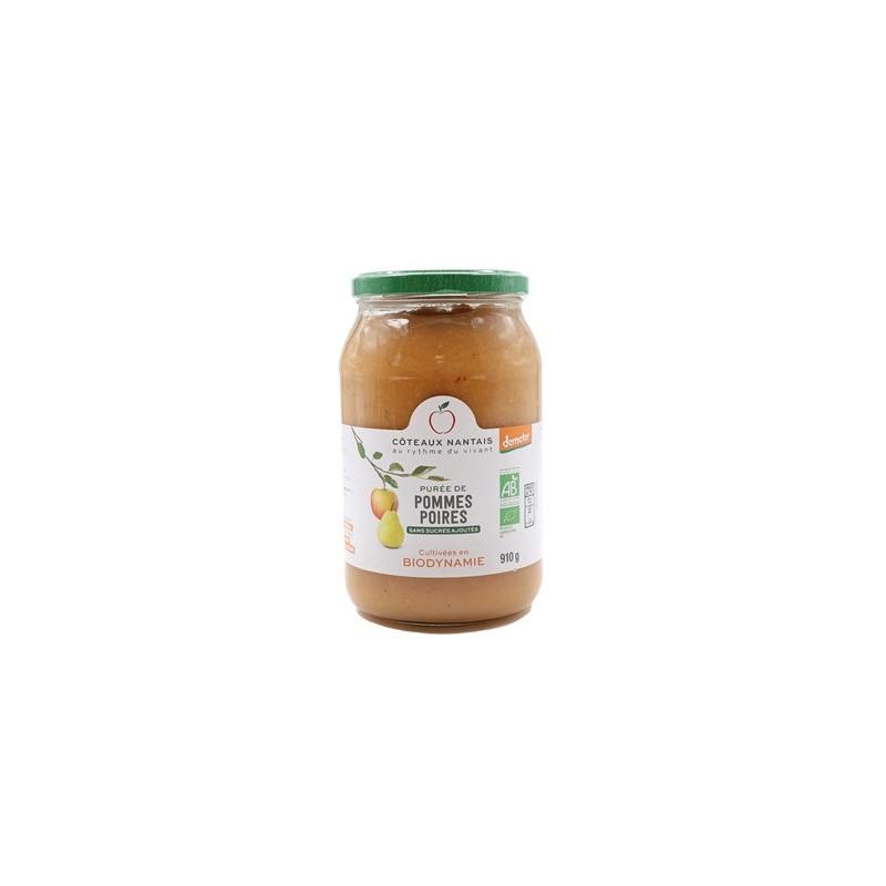 Purée pomme-poire maxi family Demeter 910g