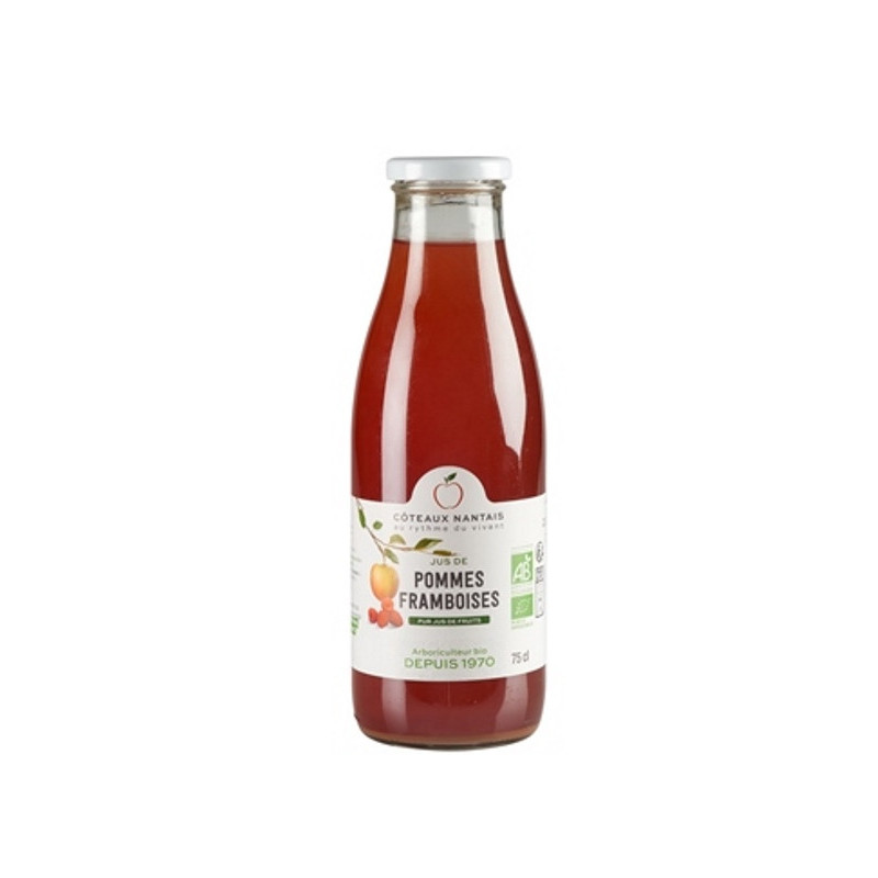 Jus de pomme-framboise Demeter 75cl