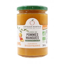 Purée pomme-mangue Demeter...