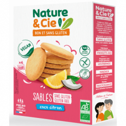 Sablés coco citron 125g