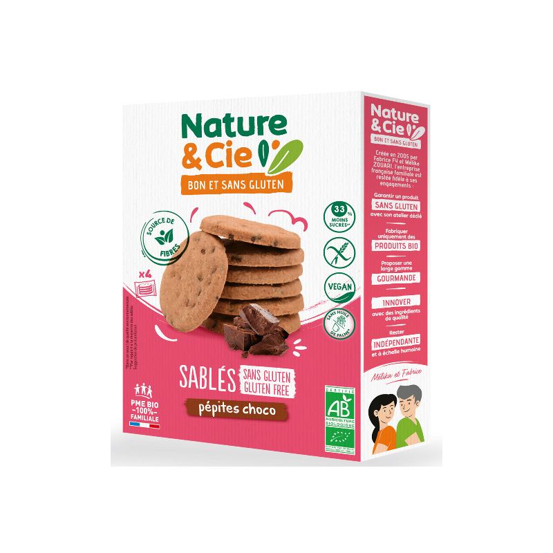 Sablés aux pépites de chocolat 130g