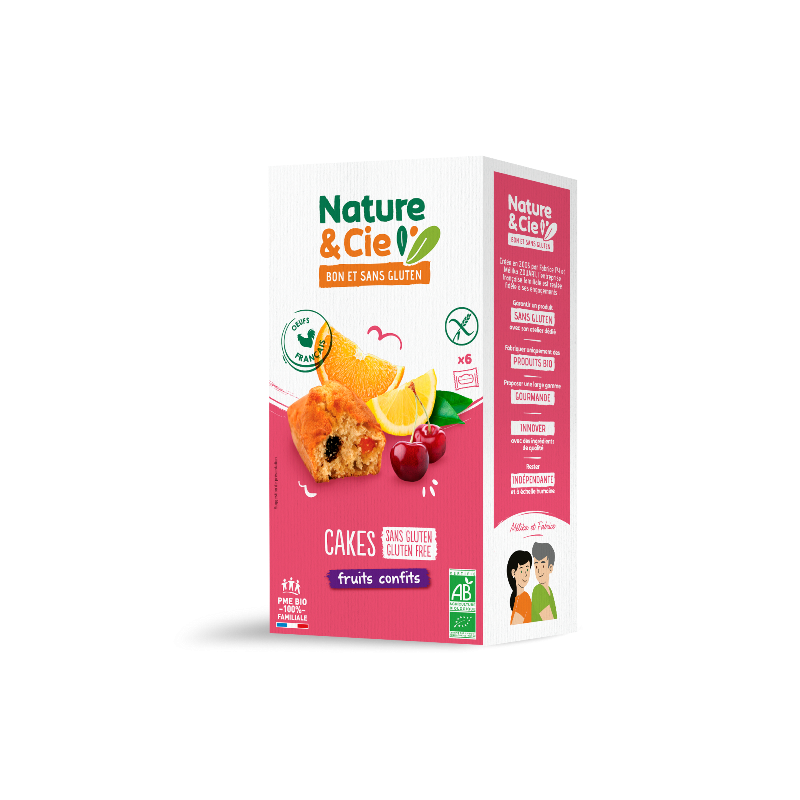 Cakes aux fruits confits 180g
