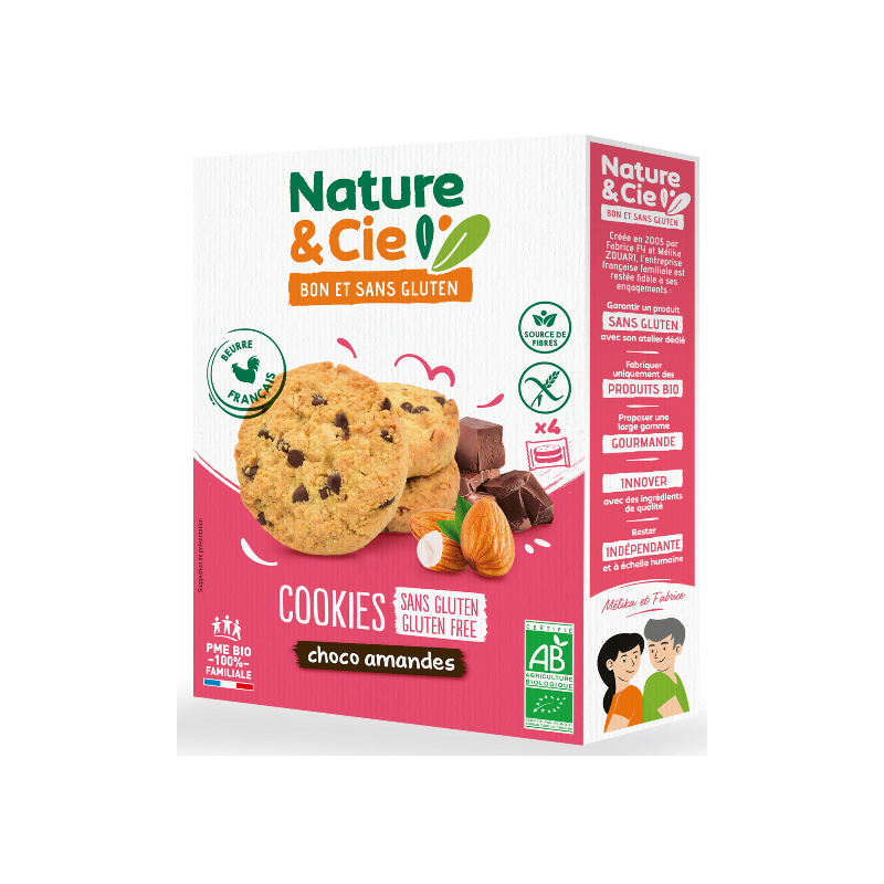 Cookies chocolat amande 135g