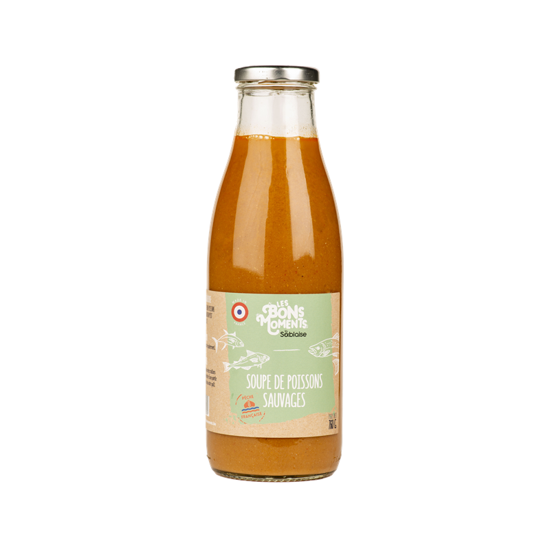 Soupe de poissons sauvages aux légumes bio 760g