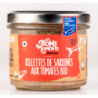Rillettes de sardine aux tomates bio 90g
