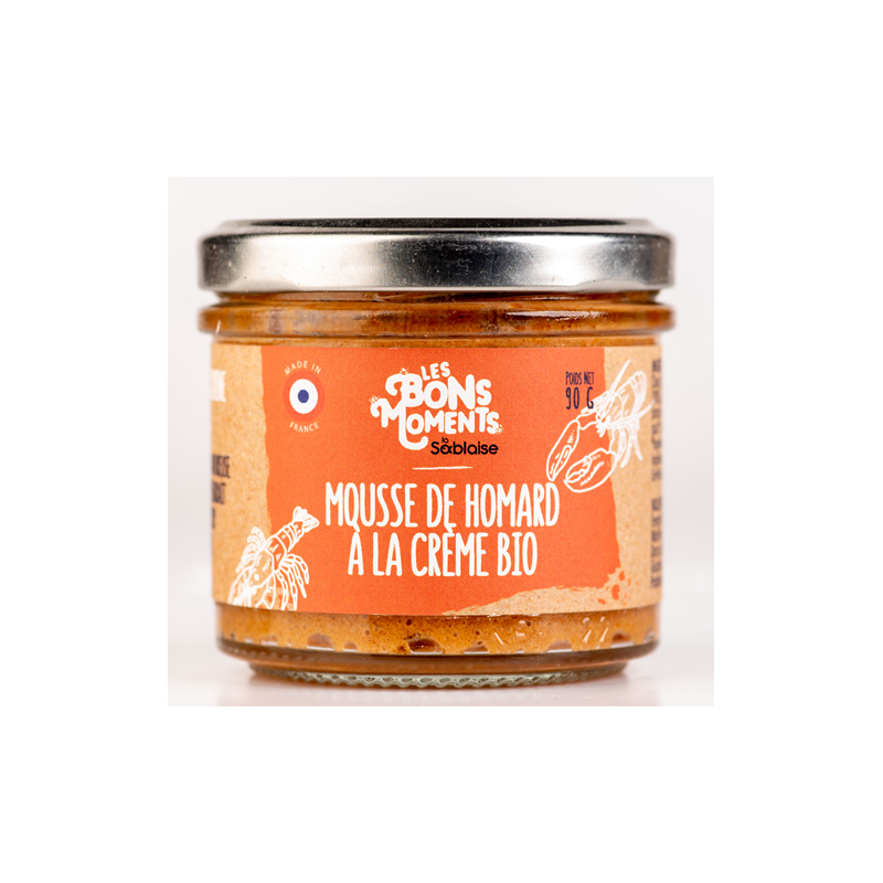 Mousse de homard à la crème bio 90g