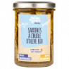 Sardines Debout" pavillon France à l'huile d'olive bio 120g (PNE)"