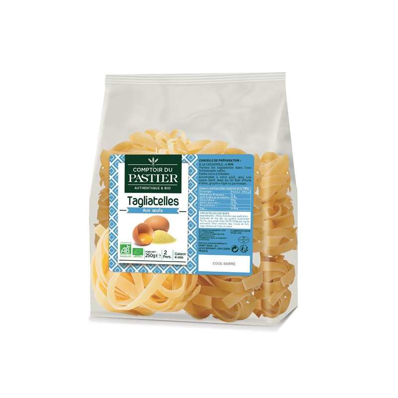 Tagliatelles fraîches aux oeufs (11%) 250g