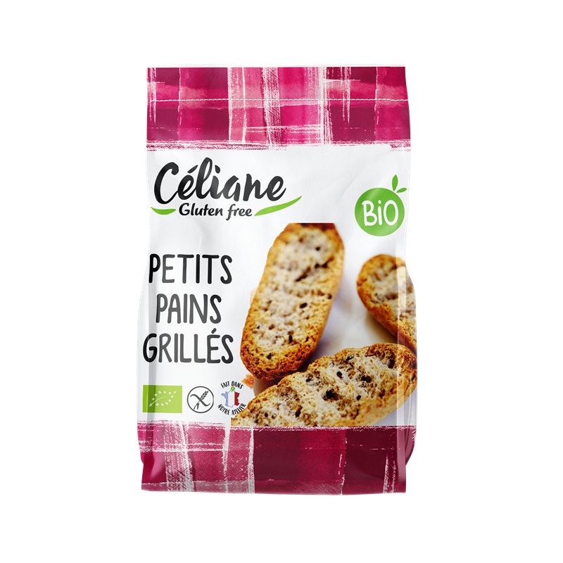 Petits pains grillés nature x12, sans gluten 170g
