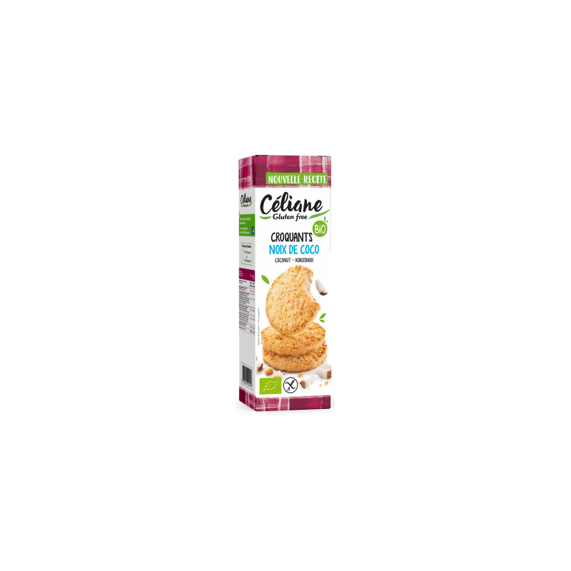 Biscuits croquants coco, sans gluten 150g