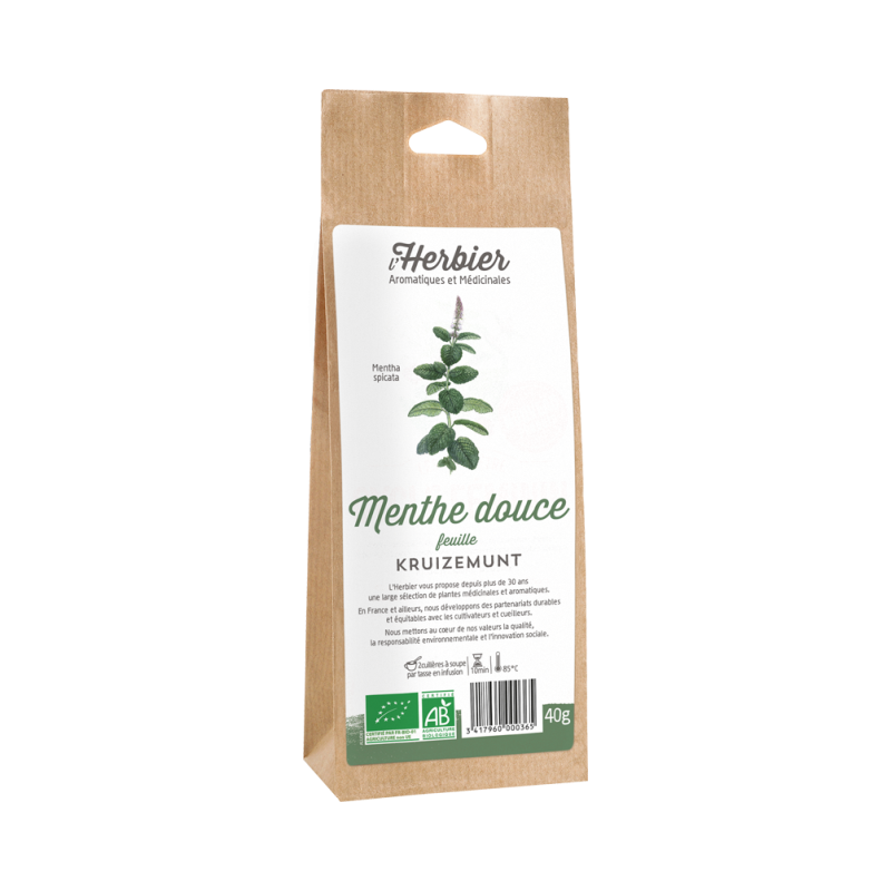 Menthe douce feuille 40g