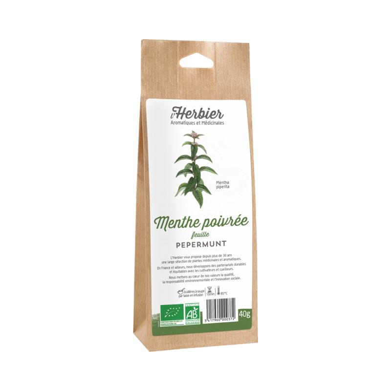 Menthe poivrée feuille 40g