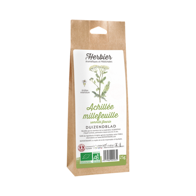 Achillée millefeuille sommité coupé Biopartenaire 25g