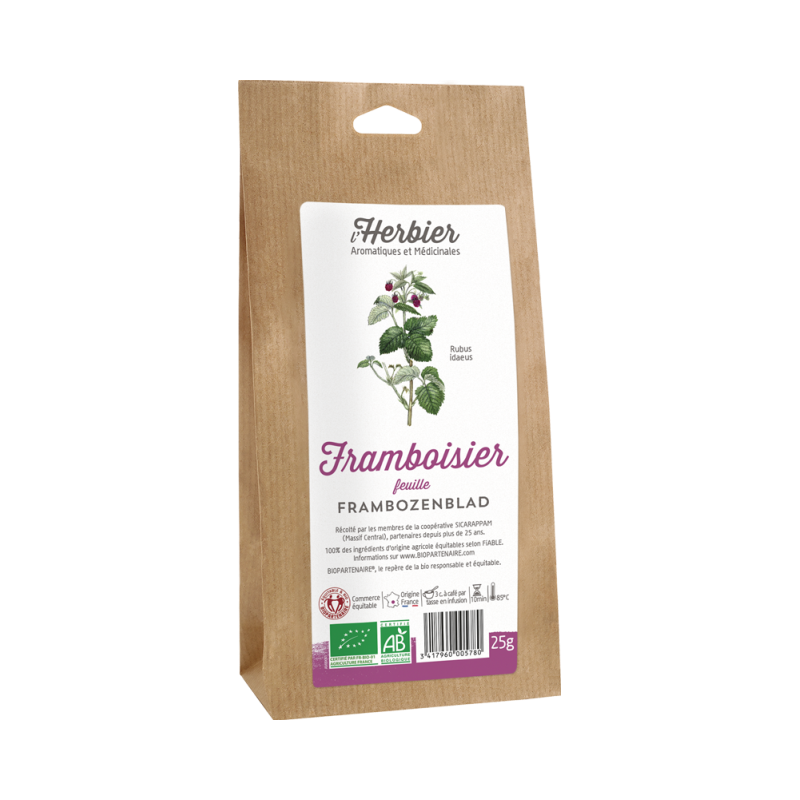 Framboisier feuille Biopartenaire 25g
