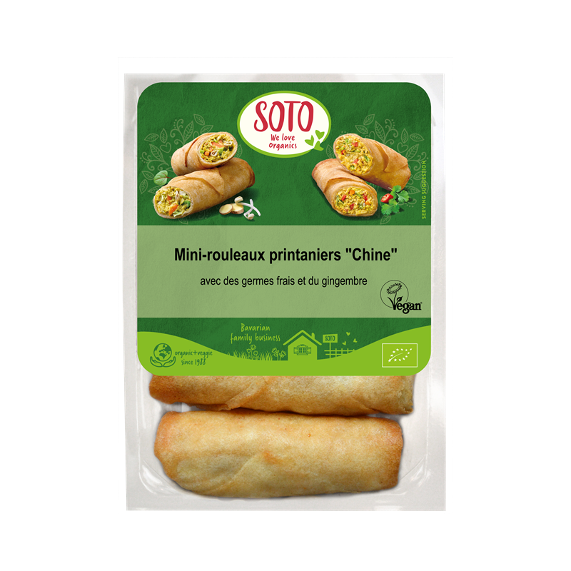 Mini rouleaux printaniers Chine", végan, 4x50g"